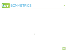 Tablet Screenshot of bcmmetrics.com